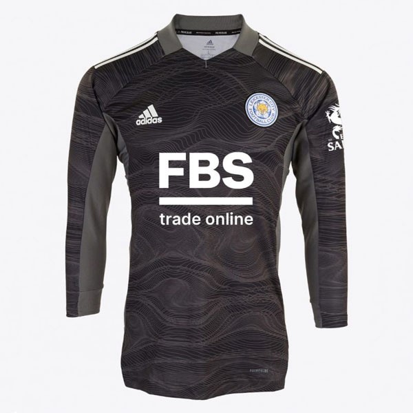 Authentic Camiseta Leicester City Portero ML 2021-2022 Negro